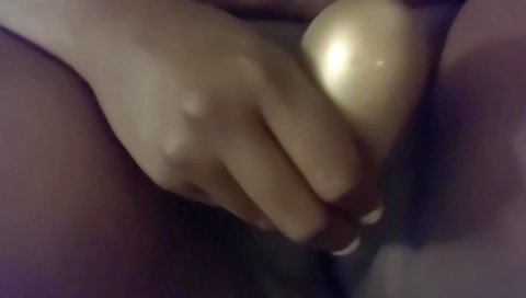 Ebony teen with massive natural tits makes a really sexy video