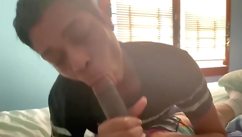 Black girl with a very large cock is a horny black girl