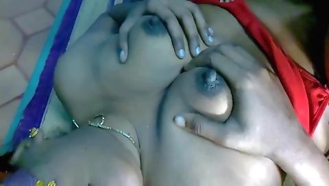 Black ebony babe in a sexy lingerie gives a blowjob