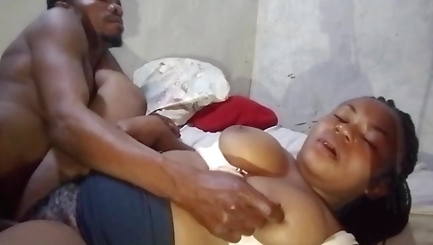 Big ass black pornstar gets fucked by a huge black cock