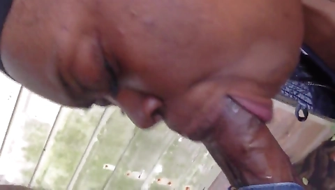 Blonde black mature milf with big tits plays with her pussy