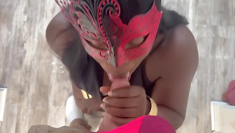 Big ass ebony brunette sucking and fucking my stepdaddy