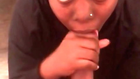 Ebony chick masturbates in the shower for the first time