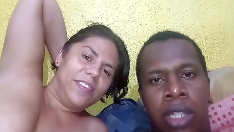 Ebony milf in amateur porn gets facialized after pussy fucked