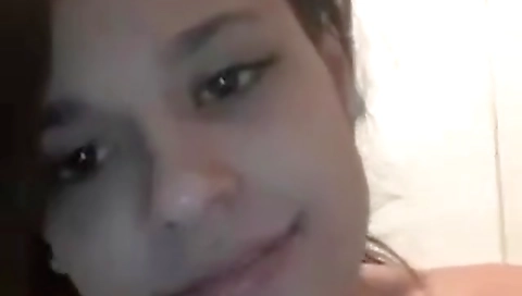 Tattooed ebony woman sticks her ass between legs on webcam