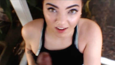 Ebony teen gets pounded by her man on the poolside