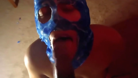 Ebony babe with small tits sucked and banged on camera