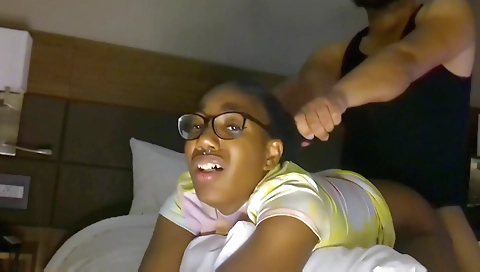 Nerdy Teen 18+ Man-handled By Stepfather On Vacation