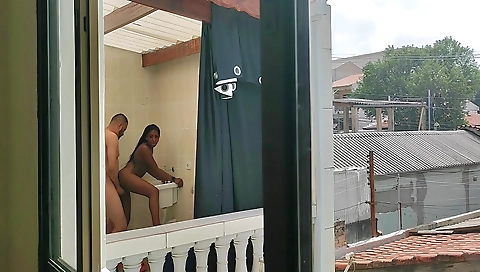 Interracial girl with big boobies gets big black cock