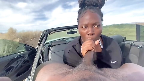 Ebony babes in black boots and cumshots in a deepthroat compilation