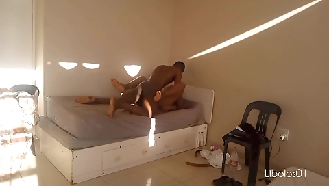 Ebony teacher gives blowjob and fucks all her students