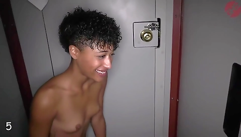 Big boob ebony chick with a large black cock in fetish scene