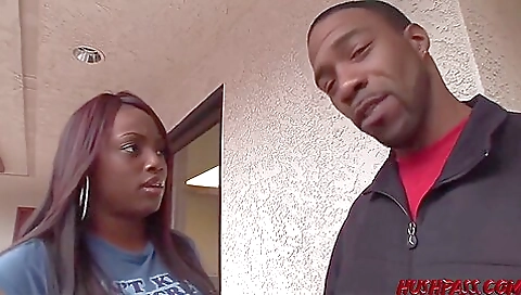 Busty Ebony Darling Jada Fire Vs Bbc Stud - Amateur Black On Black
