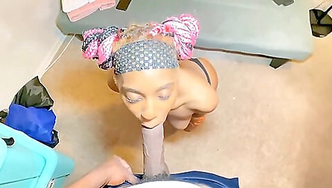 My Ebony Stepsister Lets Me Fuck